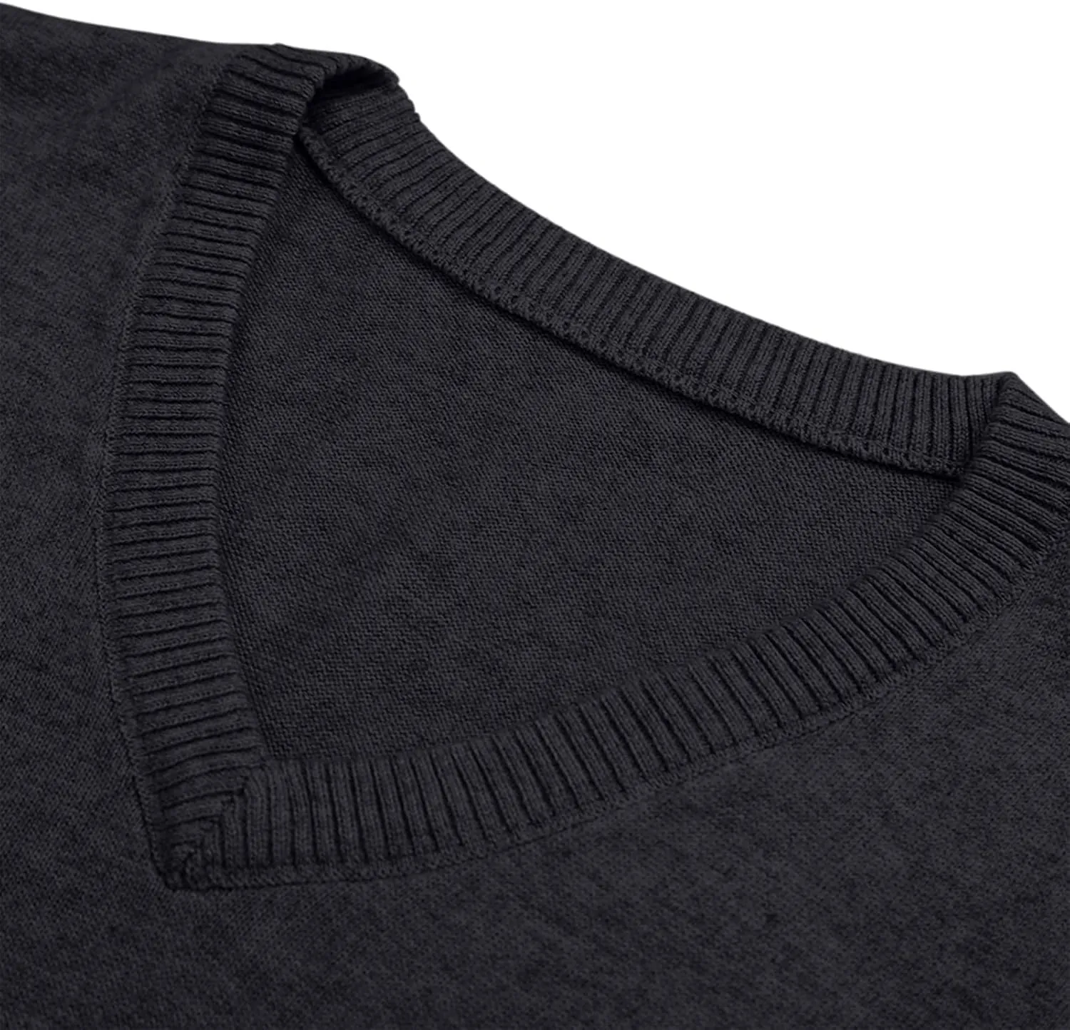 Men's V Neck Sweater Vest Knitted Pullover Sleeveless Knit Soft Casual Loose Vest Fashion 2025 Fall Spring