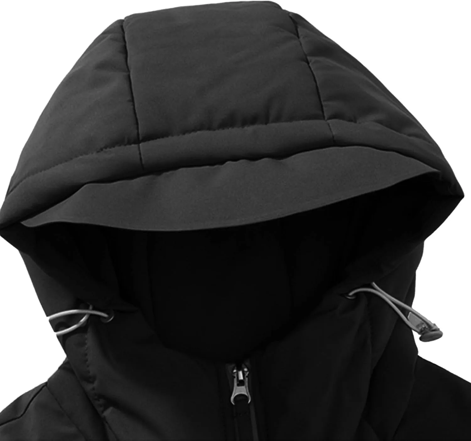 Men's Winter Hooded Puffer Jacket Thicken Warm Down Coats Outdoor Windproof Outerwear