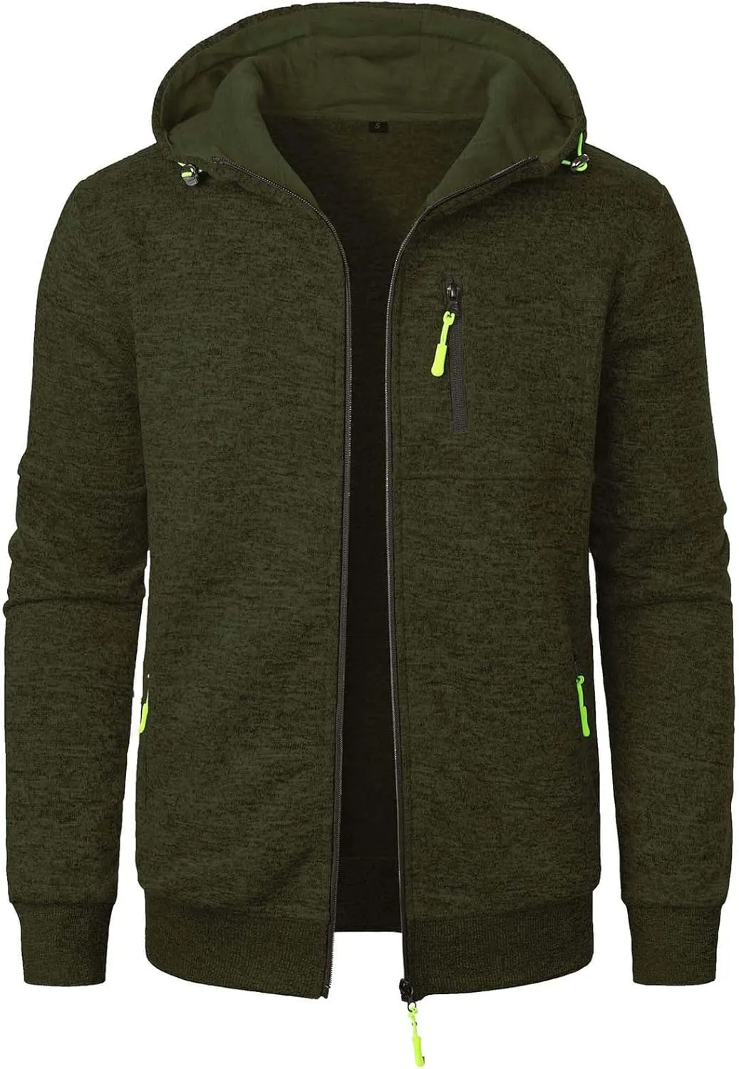 Mens Zip Up Hoodie Mens Lightweight Hoodie Full Zip Fashion Sweatshirt with Pockets Casual Men's Hoodies Pullover
