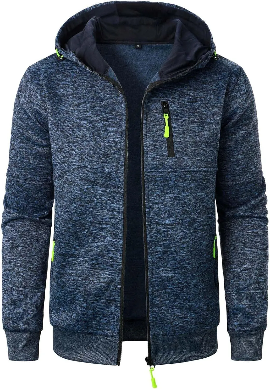 Mens Zip Up Hoodie Mens Lightweight Hoodie Full Zip Fashion Sweatshirt with Pockets Casual Men's Hoodies Pullover