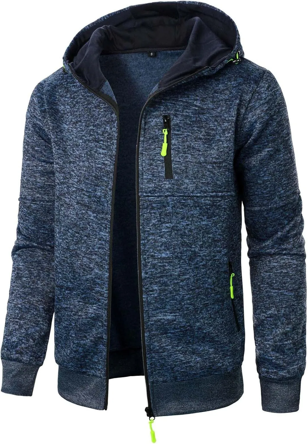 Mens Zip Up Hoodie Mens Lightweight Hoodie Full Zip Fashion Sweatshirt with Pockets Casual Men's Hoodies Pullover