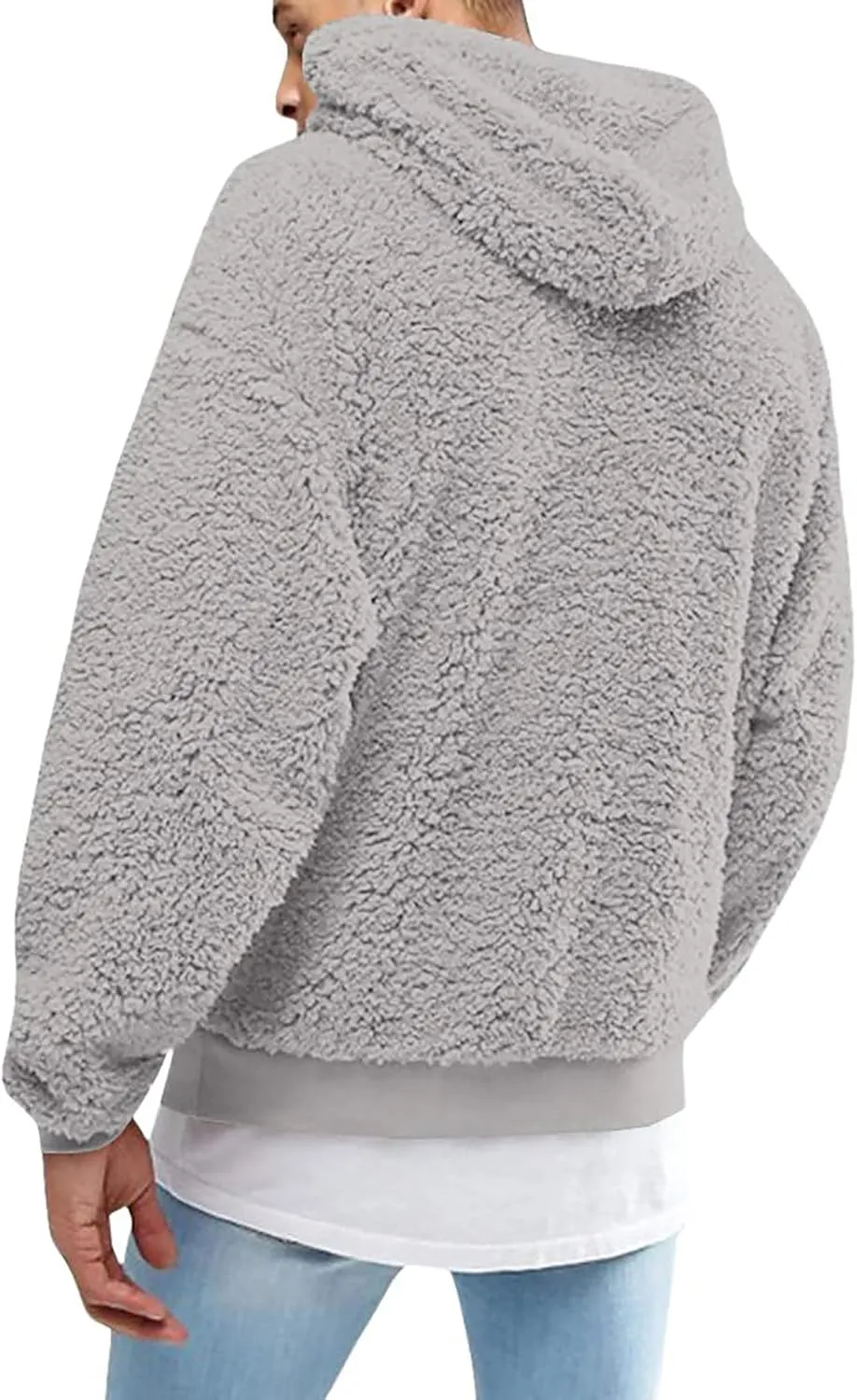 Muscularfit Men's Hoodies & Sweatshirts Casual Long Sleeve Plush and Fleece Hooded Sweater Fashion Fall Winter Pullover Coat