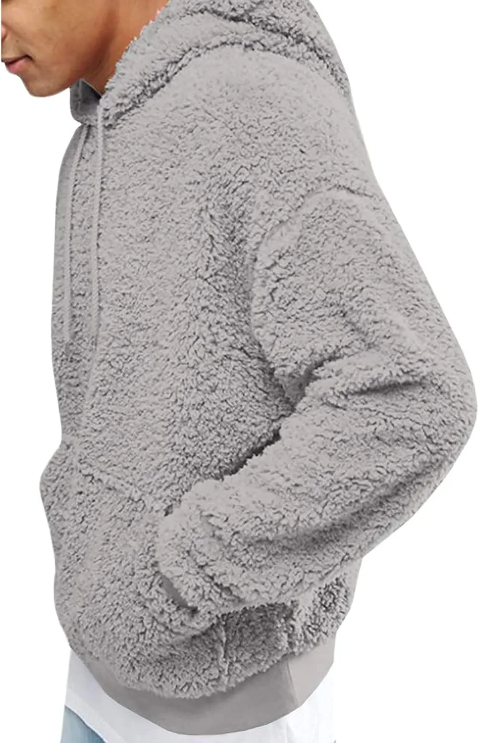 Muscularfit Men's Hoodies & Sweatshirts Casual Long Sleeve Plush and Fleece Hooded Sweater Fashion Fall Winter Pullover Coat