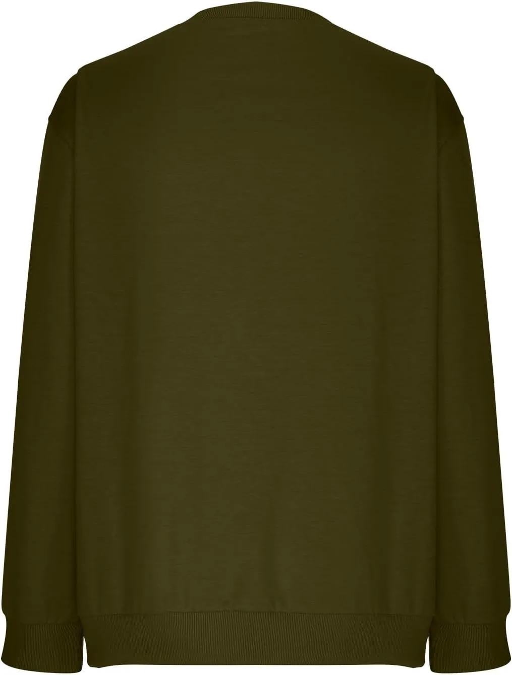 Oversized Sweatshirt for Women Long Sleeve 2024 Fashion Fall Pullover Top Fleece Tunics Sweaters Solid Colour Top