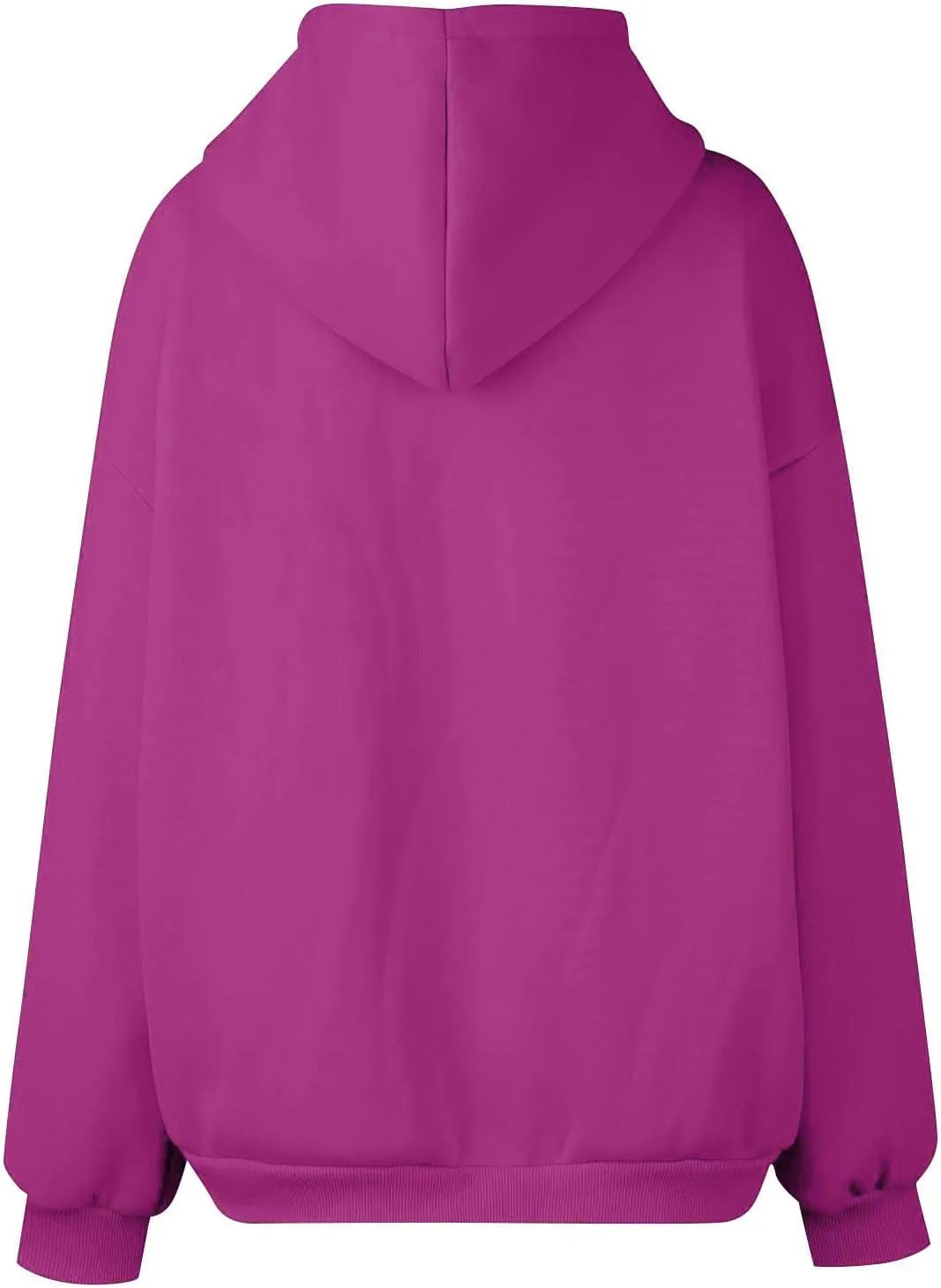 Oversized Sweatshirt For Women,Womens Y2K Zip Up Hoodie Casual Long Sleeve Jacket With Pockets
