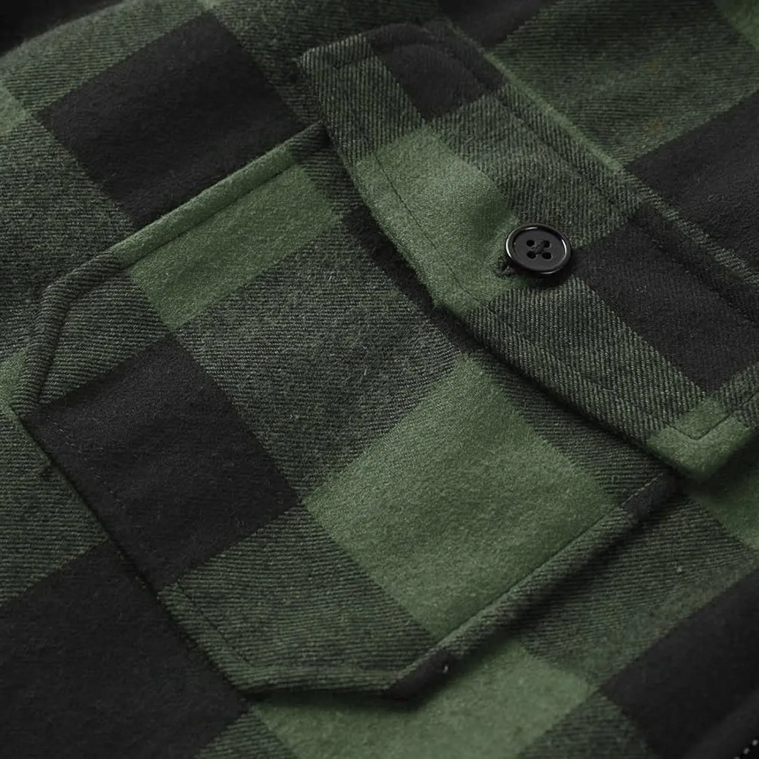 Plaid Hoodies Jackets for Men Loose Long Sleeve Fitted Button Down Lightweight Lined Button Down Padded Jackets Color