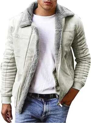 QWENTMTNTY Men's Leather Jacket Big and Tall Long Winter Coats for Men Black Bomber Jacket Women Brown Jacket Leather Biker Jacket Men