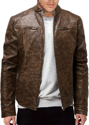 QWENTMTNTY Men's Leather Jacket Black White Bomber Jacket Winter Coats for Men Men Black Leather Jacket Mens Suede Bomber Jacket