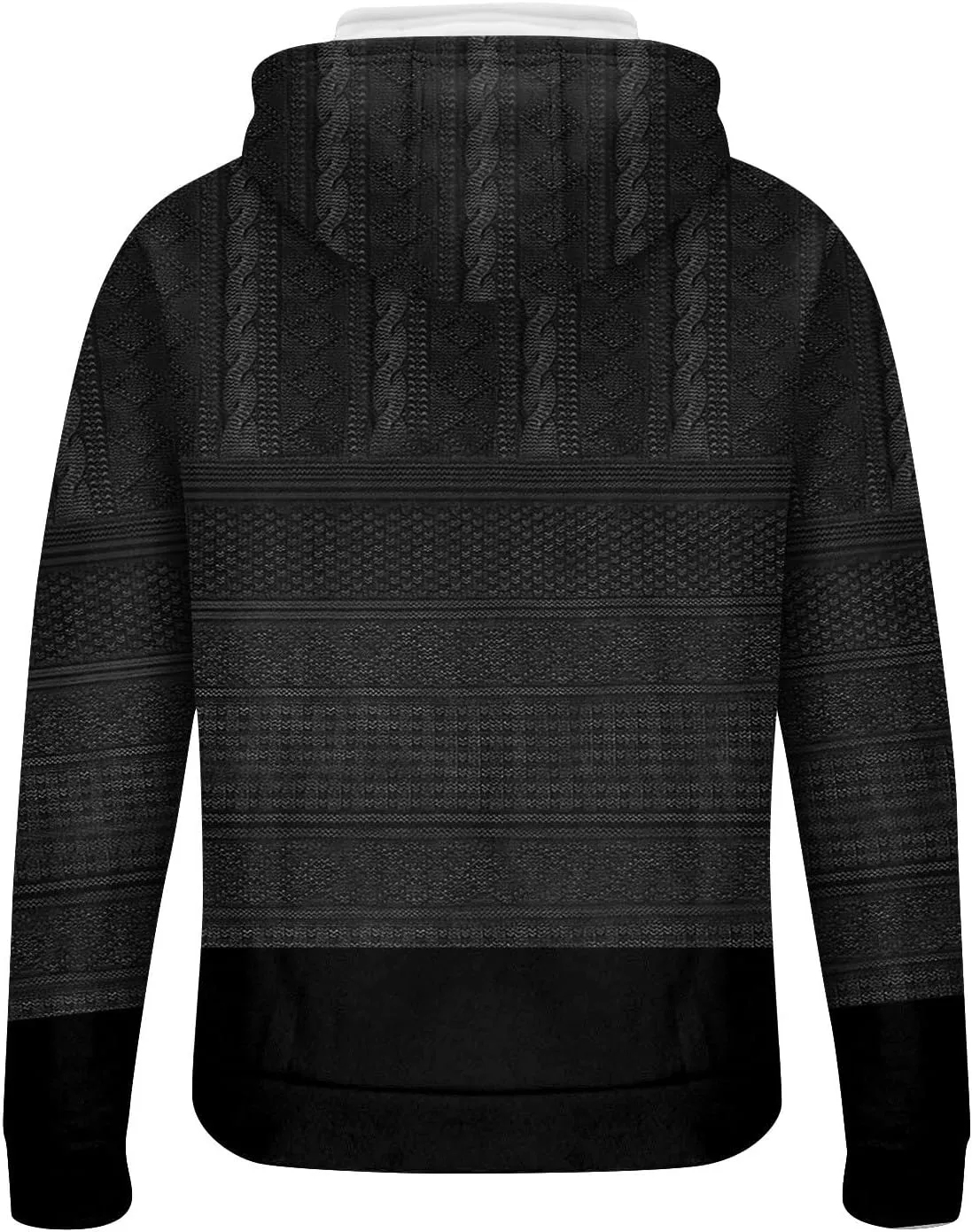 RTTUIOP Men'S Fashion Hoodies & Sweatshirts Knit Work Sweatshirt Quarter Zip Pullover Long Sleeve Sweater Hoodie With Pockets