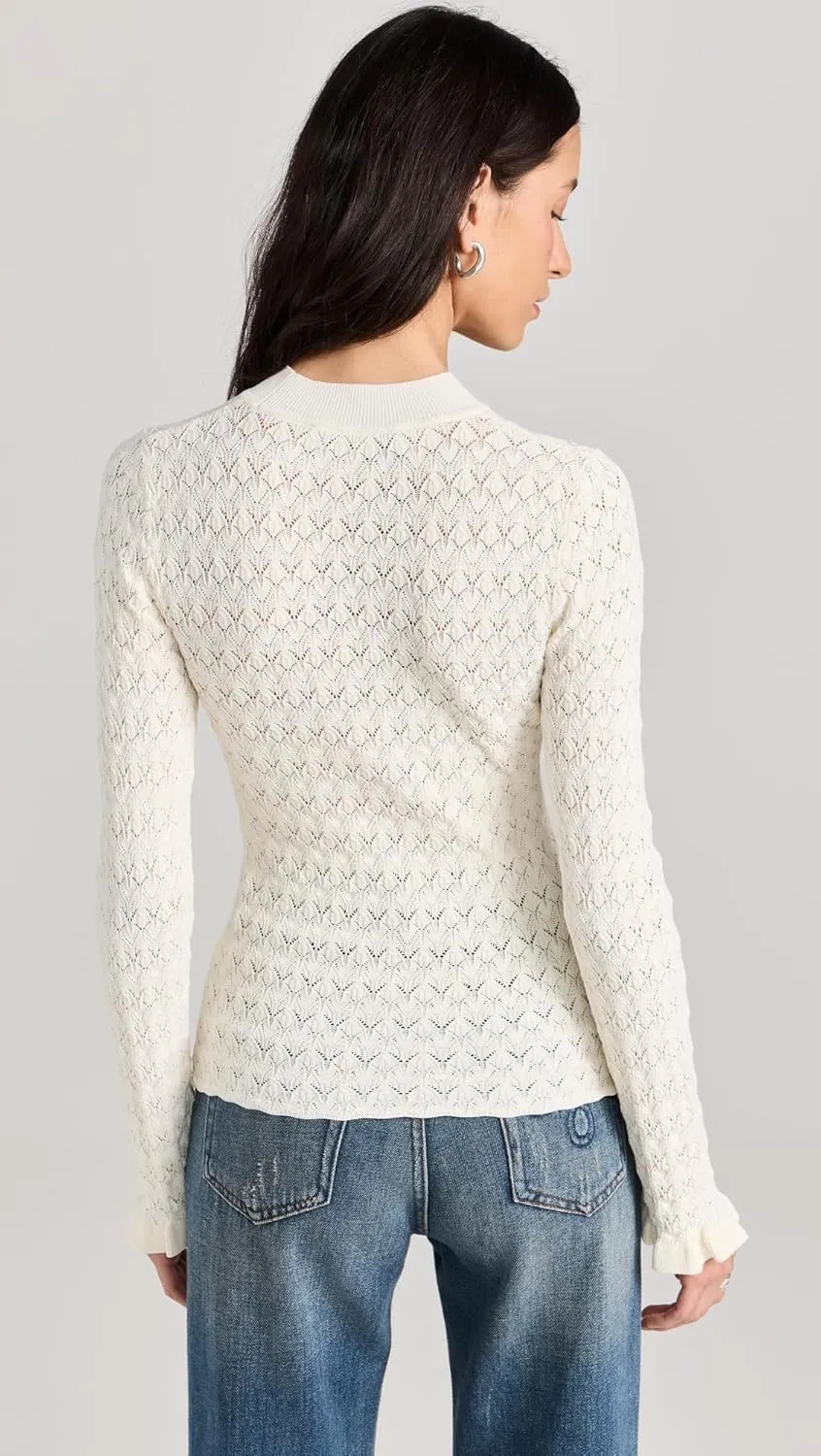 Sea Women's Rue Fine Knit Gauge Knit High Neck Sweater