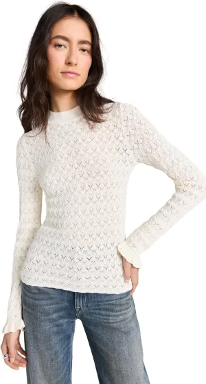 Sea Women's Rue Fine Knit Gauge Knit High Neck Sweater