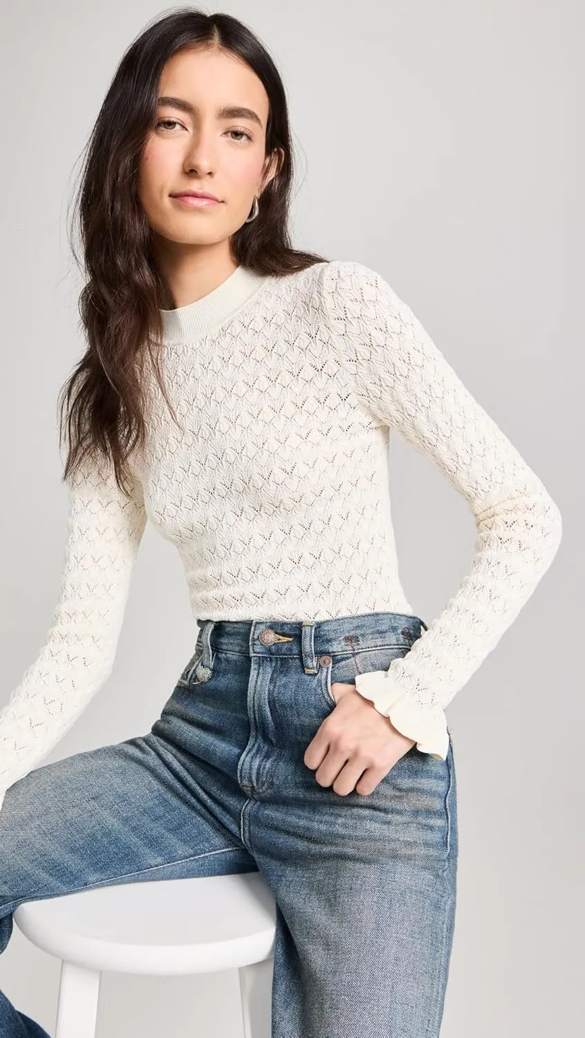 Sea Women's Rue Fine Knit Gauge Knit High Neck Sweater