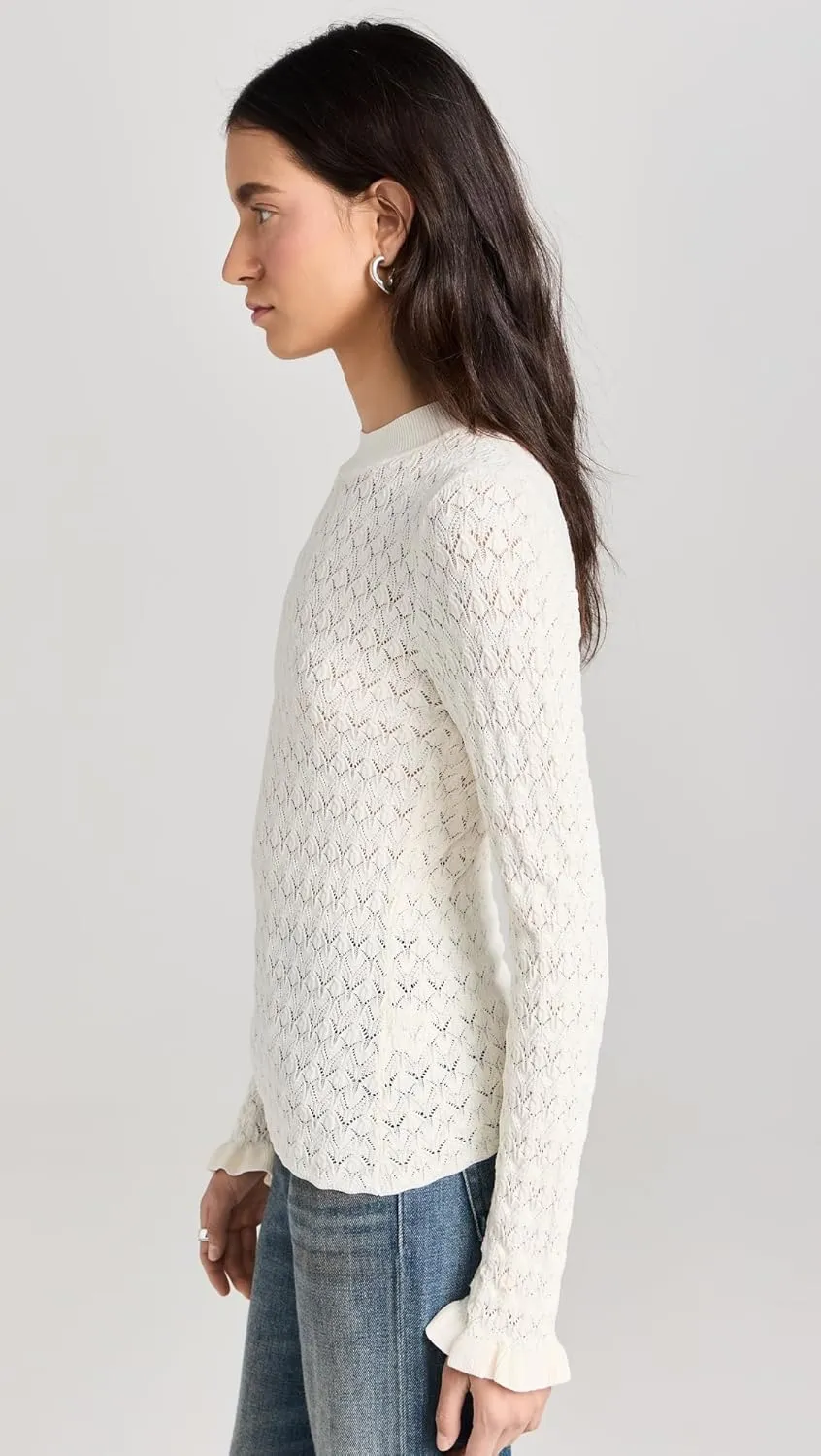 Sea Women's Rue Fine Knit Gauge Knit High Neck Sweater
