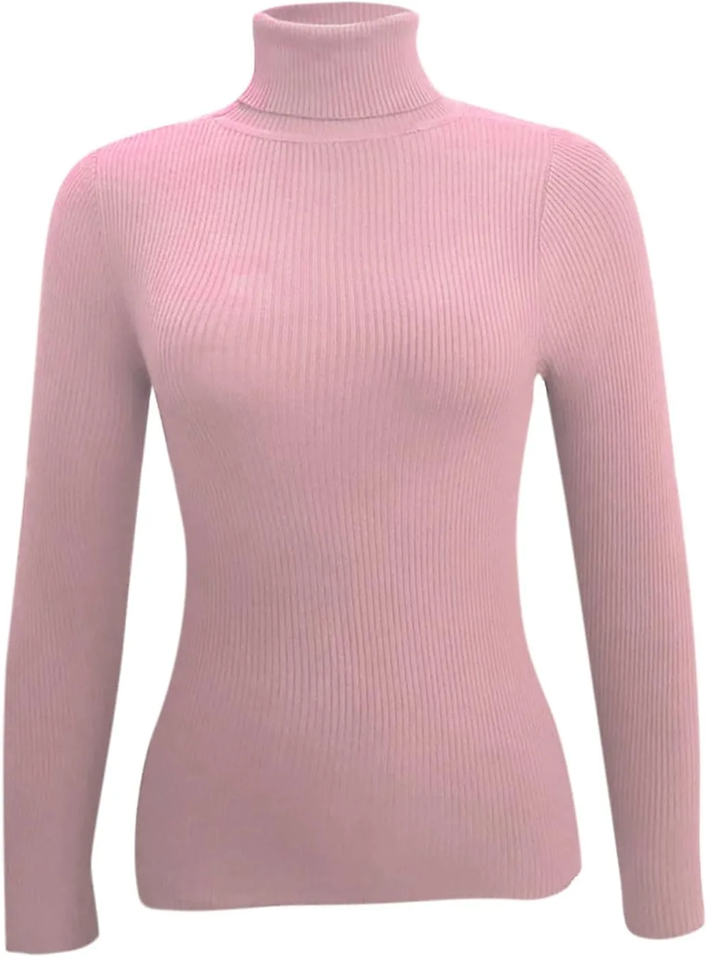 Short Slim Fit Sweater Women Turtle Neck Knit Top Lightweight Warm Sweater Long Sleeve Undershirt Top