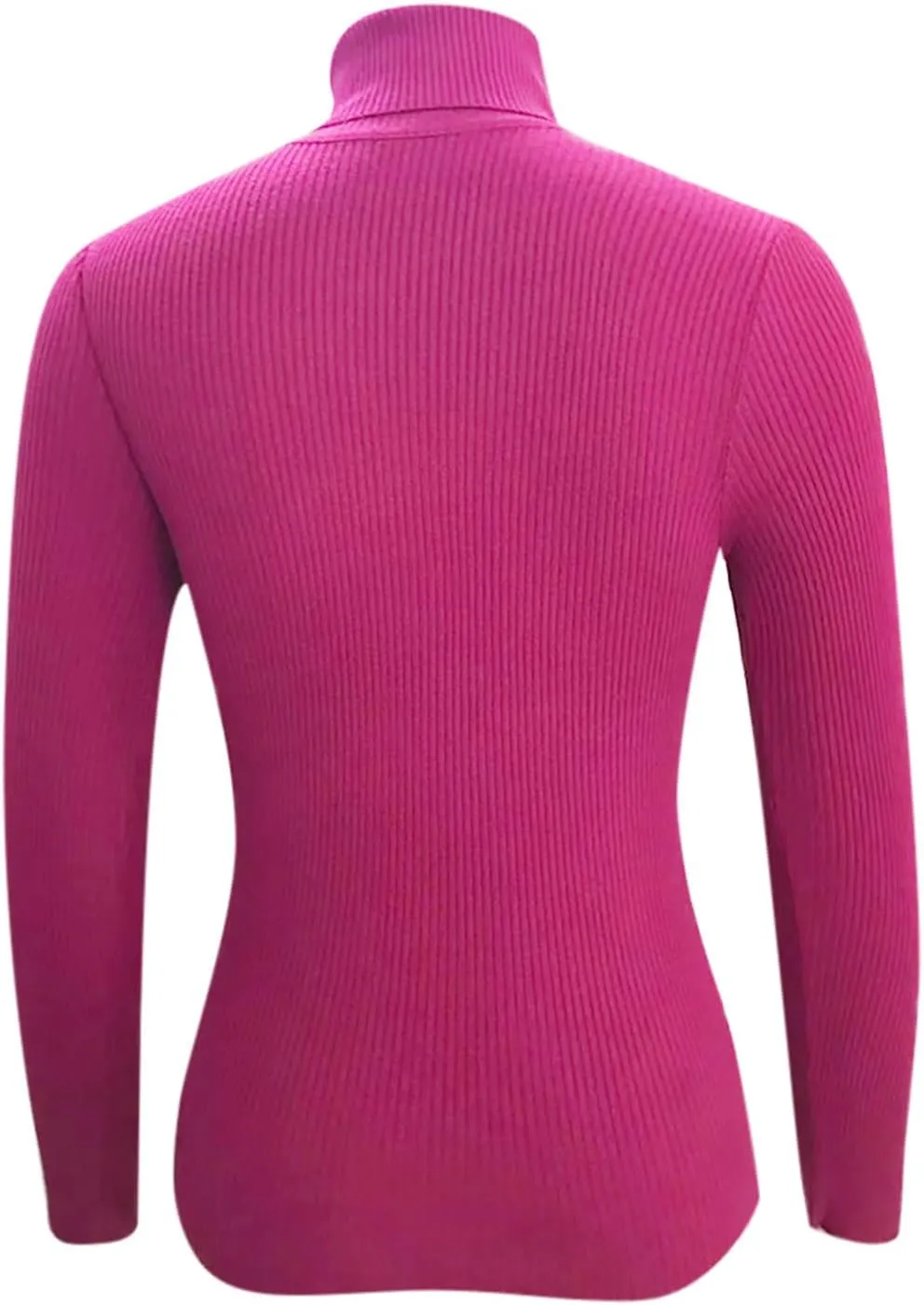 Short Slim Fit Sweater Women Turtle Neck Knit Top Lightweight Warm Sweater Long Sleeve Undershirt Top