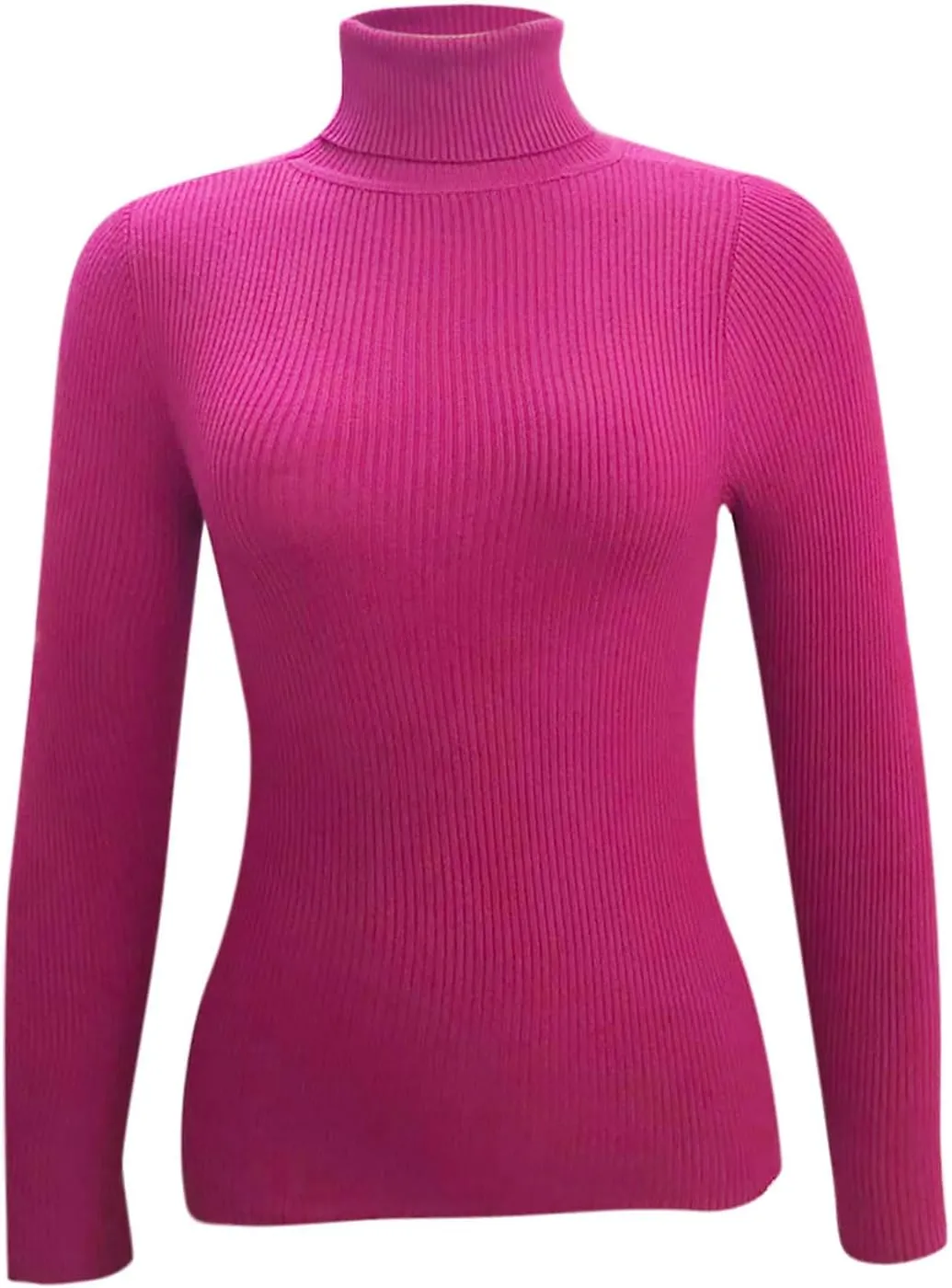 Short Slim Fit Sweater Women Turtle Neck Knit Top Lightweight Warm Sweater Long Sleeve Undershirt Top