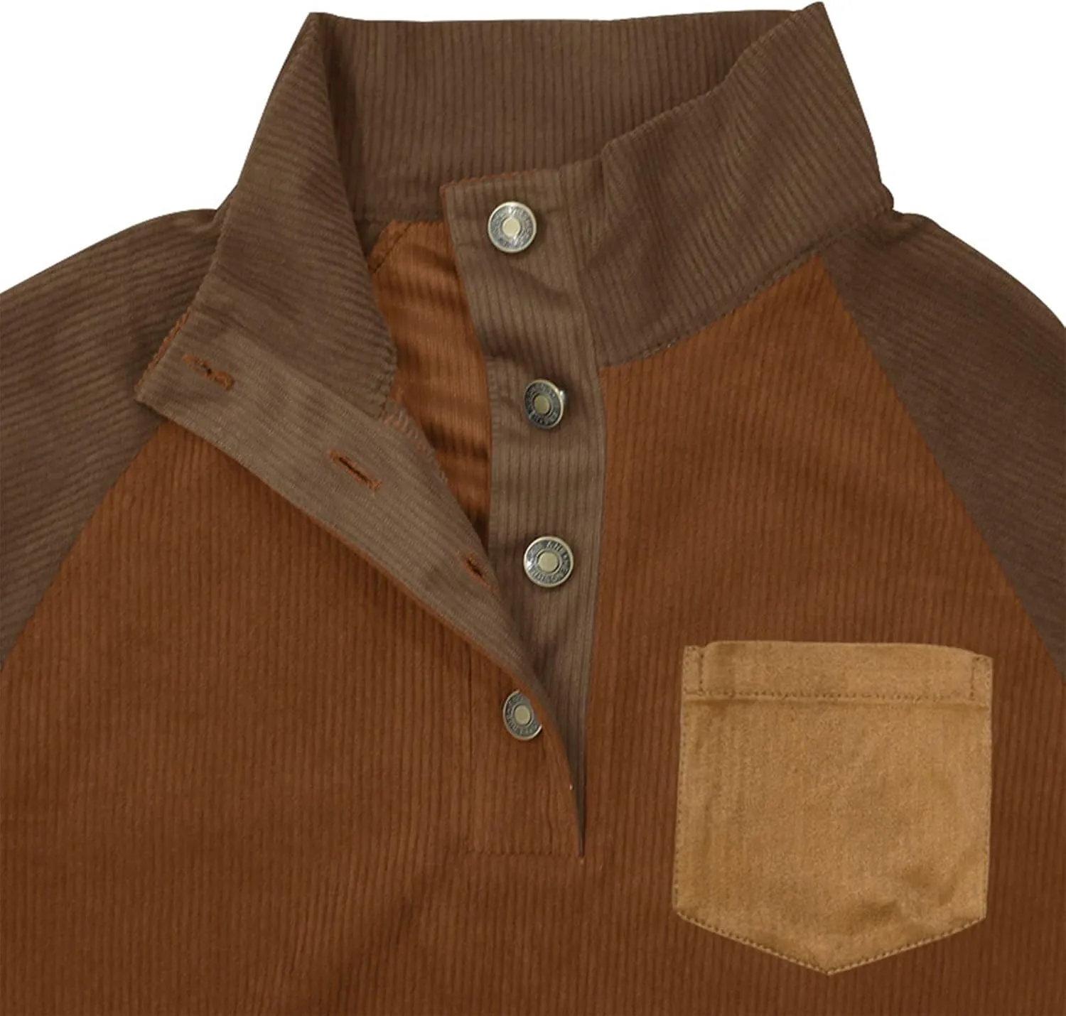 Stylish Mens Sweatshirt With Elbow Patches Cozy And Durable Winter For Casual Wear And Layering