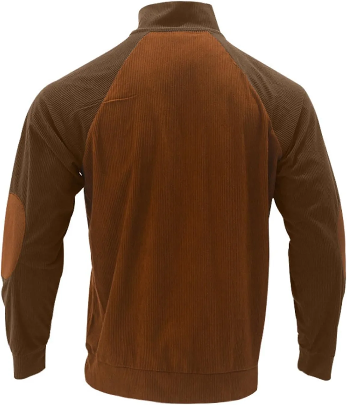 Stylish Mens Sweatshirt With Elbow Patches Cozy And Durable Winter For Casual Wear And Layering