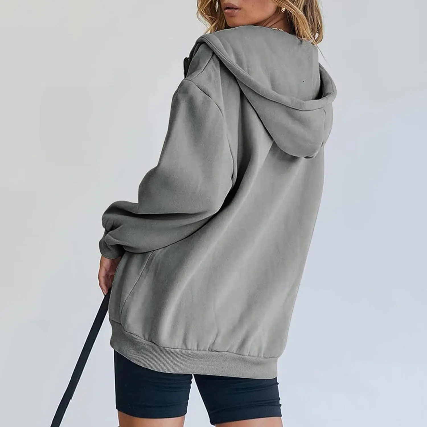 Sweatshirt for Women Casual Solid Long Sleeve Pullover Sweaters for Women Lightweight Plus Size Hoodies for Women 4x
