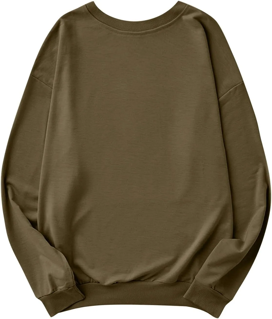 Sweatshirt for Women–Soft Long Sleeve Tops Crewneck Fleece Pullover Trendy Sweatshirt Oversized Spring Outfits