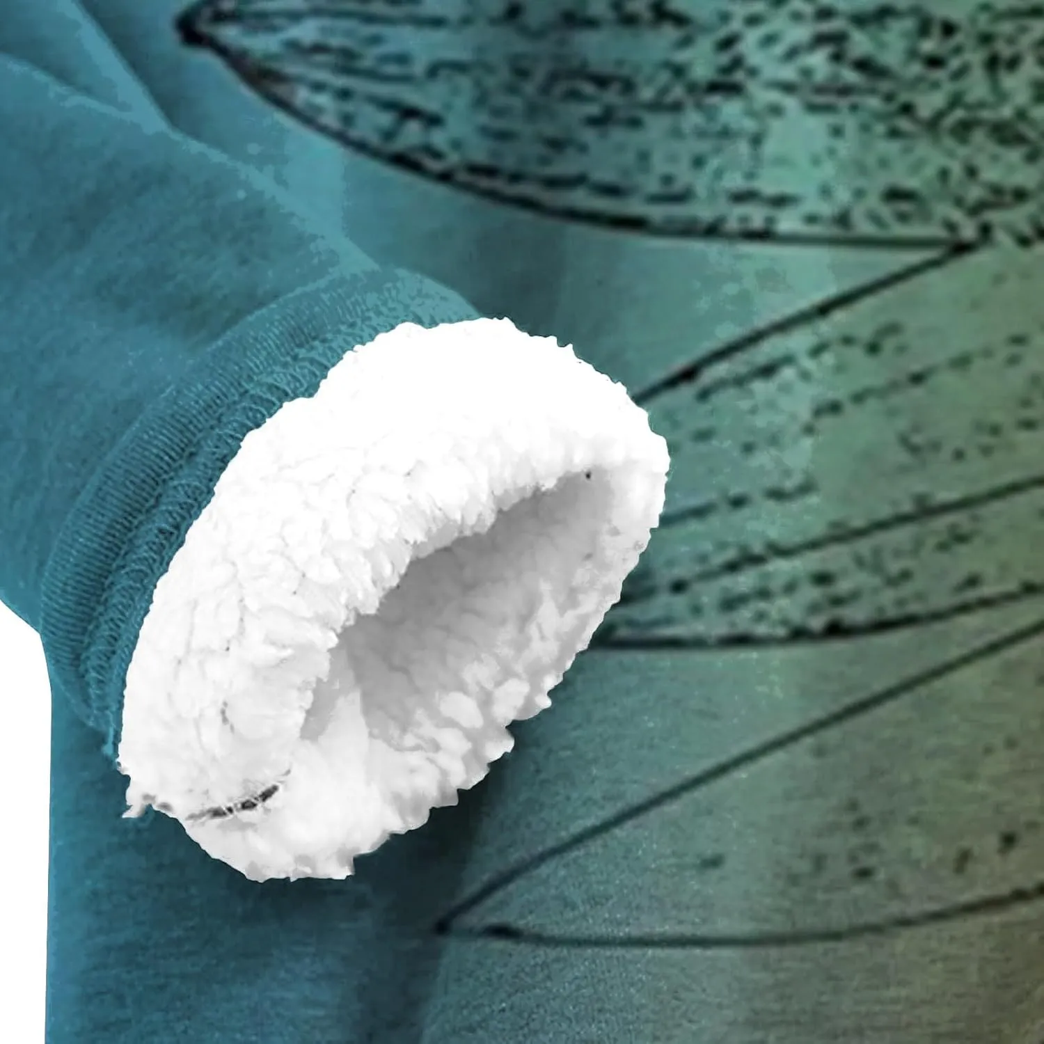 Sweatshirts for Women Fleece Sherpa Lined Pullover Sweatshirt Long Sleeve Crewneck Blouse Sweater Thermal Thick Top