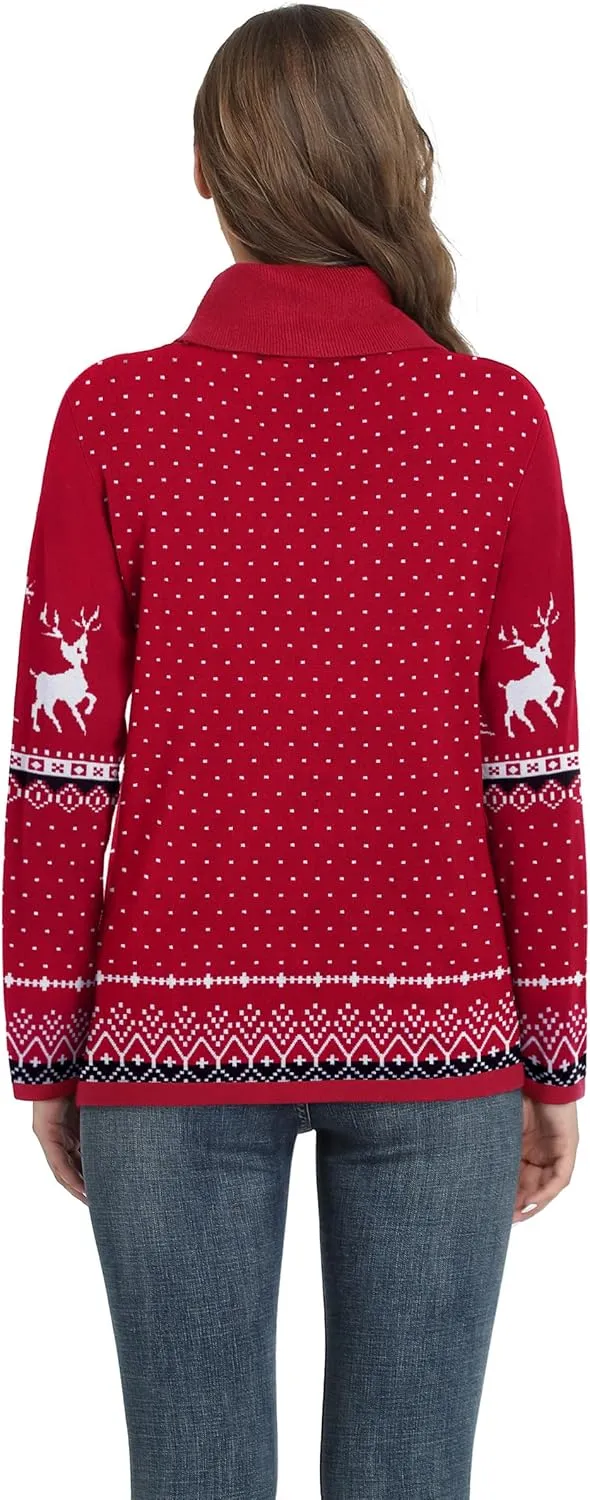 VIISHOW Women's Turtleneck Sweater Long Sleeve Cozy Warm Sweater Casual Lightweight Soft Pullover Jumper Tops