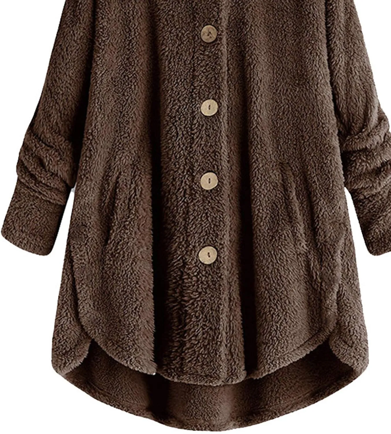 Winter Coats for Women 2024 Fashion Plus Size Sharpa Jackets Button Down Fleece Jackets Fuzzy Warm