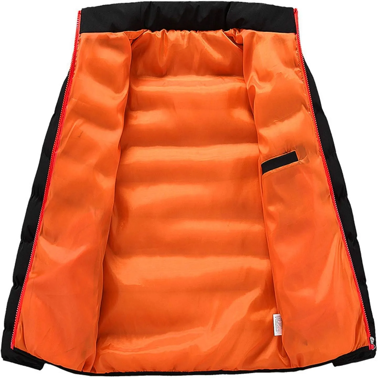 Winter Jackets for Men, Men's Big and Tall Puffer Jacket Windproof Winter Coats Fleece Lined with Stand Collar