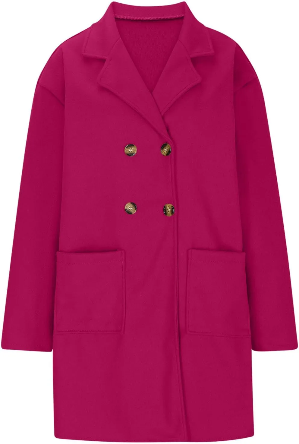 Winter Trench Coats for Women Casual Dressy Long Sleeve Open Front Knit Peacoat Plus Size Lightweight Sweater Jacket Coatigan