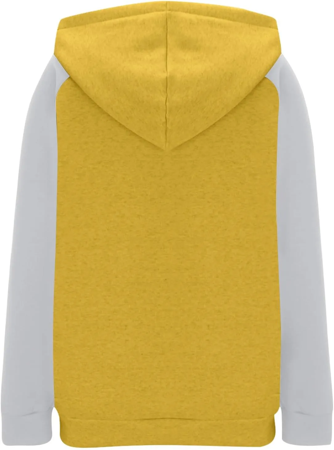 Womens 1/4 Zipper Hoodies Sweatshirts Long Sleeve Color Block Hooded Tops Casual Comfy Sweatshirt with Pocket