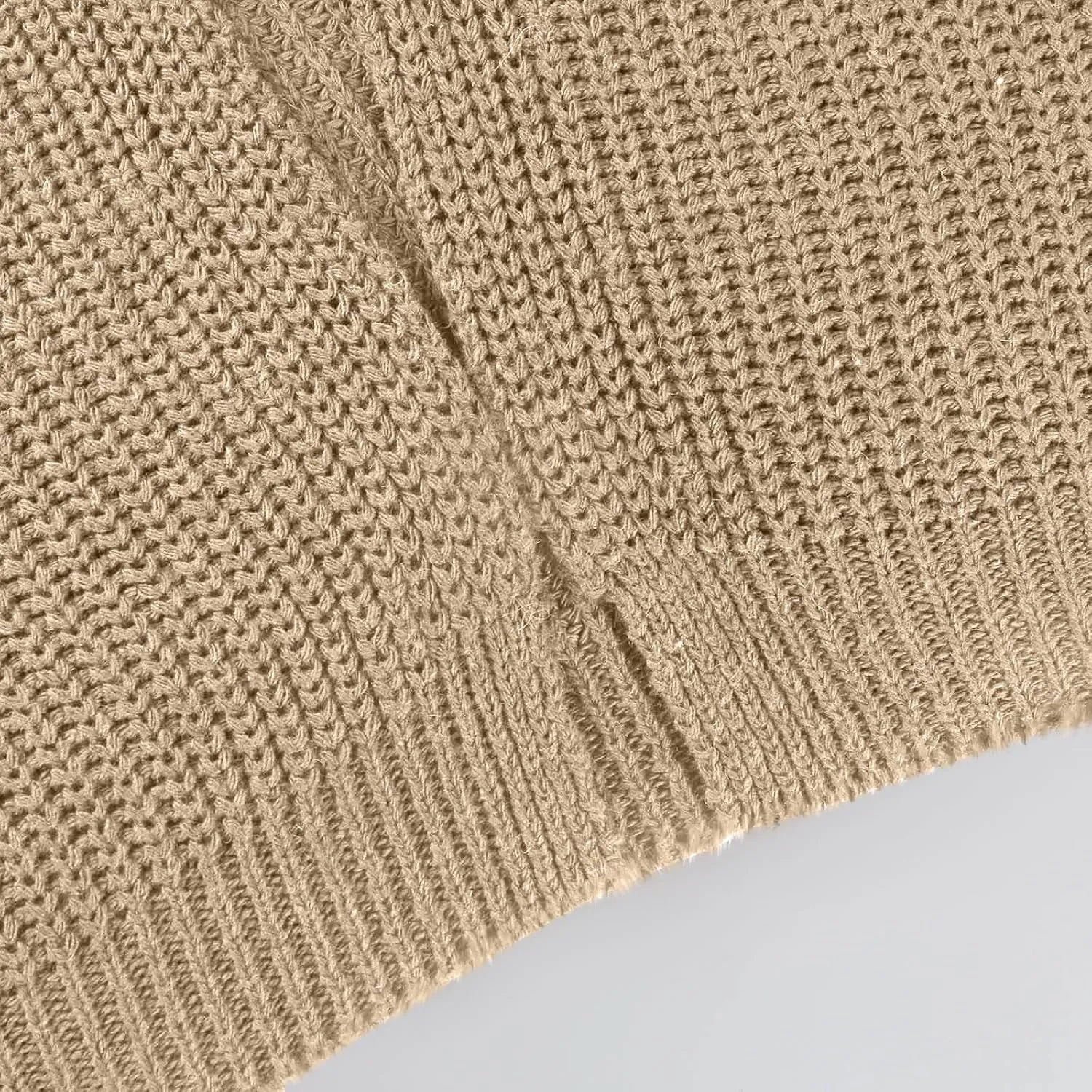 Women's Chunky Cardigan Sweaters 2024 Fall Cable Knit Open Front Sweater Lantern Sleeve Oversized Cardigan Outwear