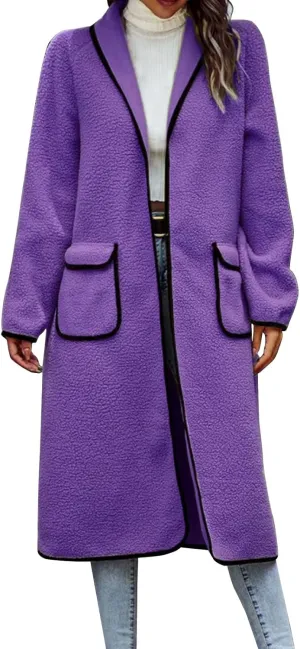 Women's Fall Coats 2025 Coats Double Breasted Slim Long Trench Coat With Belt Warm Winter Overcoat, M-2XL