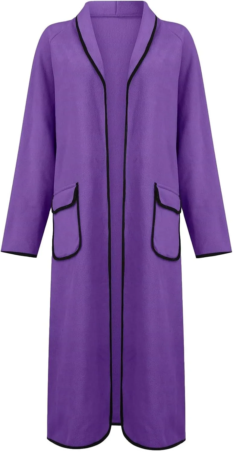 Women's Fall Coats 2025 Coats Double Breasted Slim Long Trench Coat With Belt Warm Winter Overcoat, M-2XL