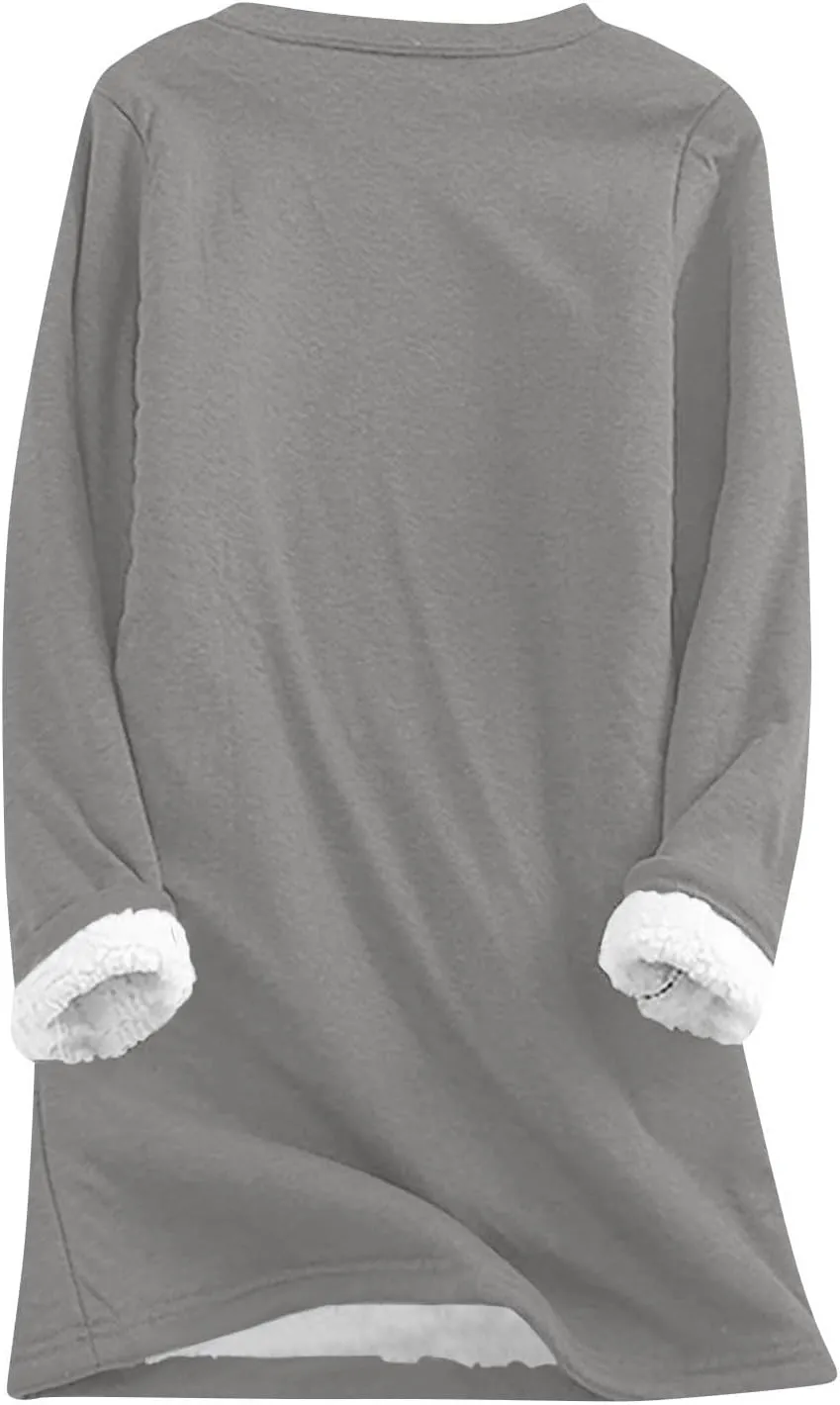 Womens Fleece Pullover Sweatshirt Yes,I'm Still Cold-Me 24:7 Print Fleece Sweatshirt Warm Sweater Winter Clothes 2024