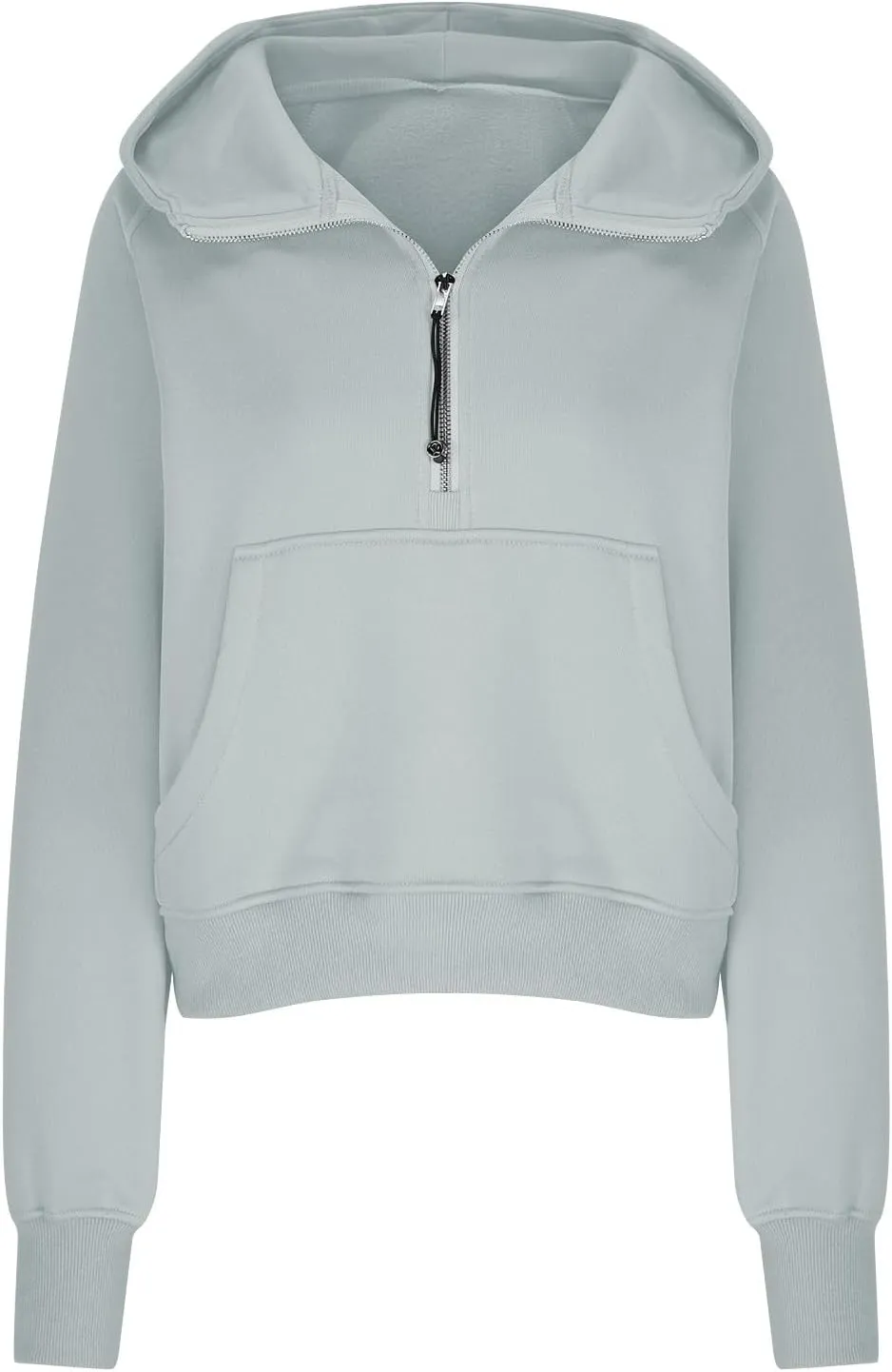 Women's Half Zip Up Sweatshirts Casual Long Sleeve Collar Pullover Trendy Fall Tops Comfort Winter Clothes with Pocket