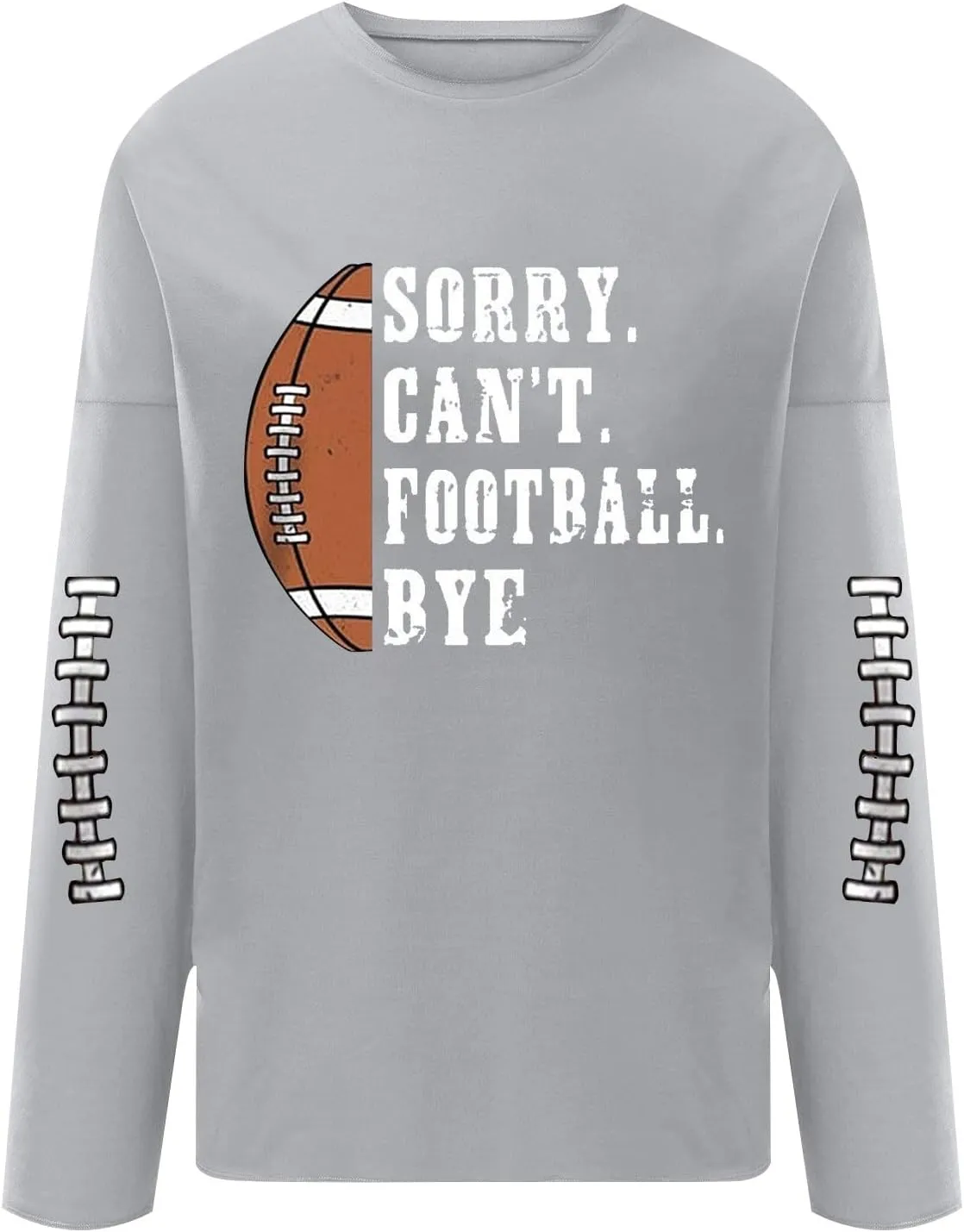 Womens Letter Graphic Crewneck Football Sweatshirt Long Sleeve Pullover Tops Relaxed Fit Sweatshirts Fall Cute Clothes