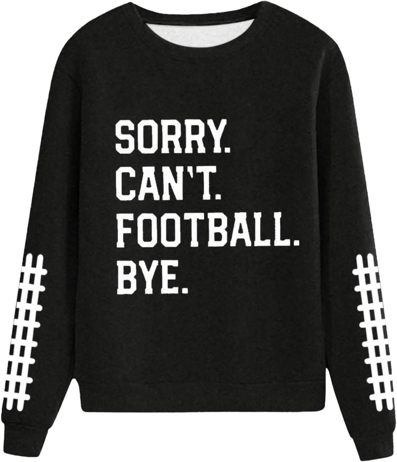 Womens Letter Graphic Crewneck Football Sweatshirt Long Sleeve Pullover Tops Relaxed Fit Sweatshirts Fall Cute Clothes