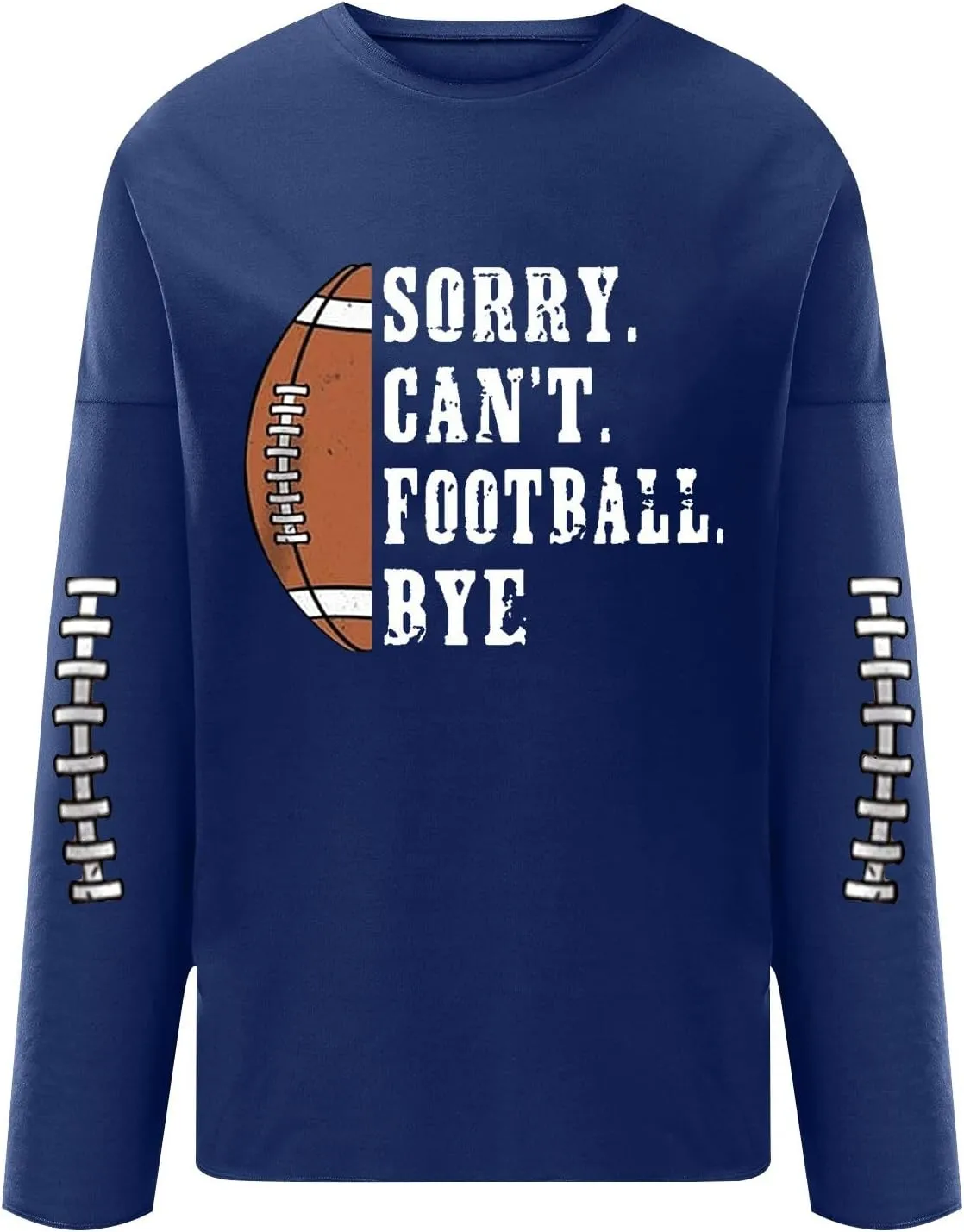 Womens Letter Graphic Crewneck Football Sweatshirt Long Sleeve Pullover Tops Relaxed Fit Sweatshirts Fall Cute Clothes
