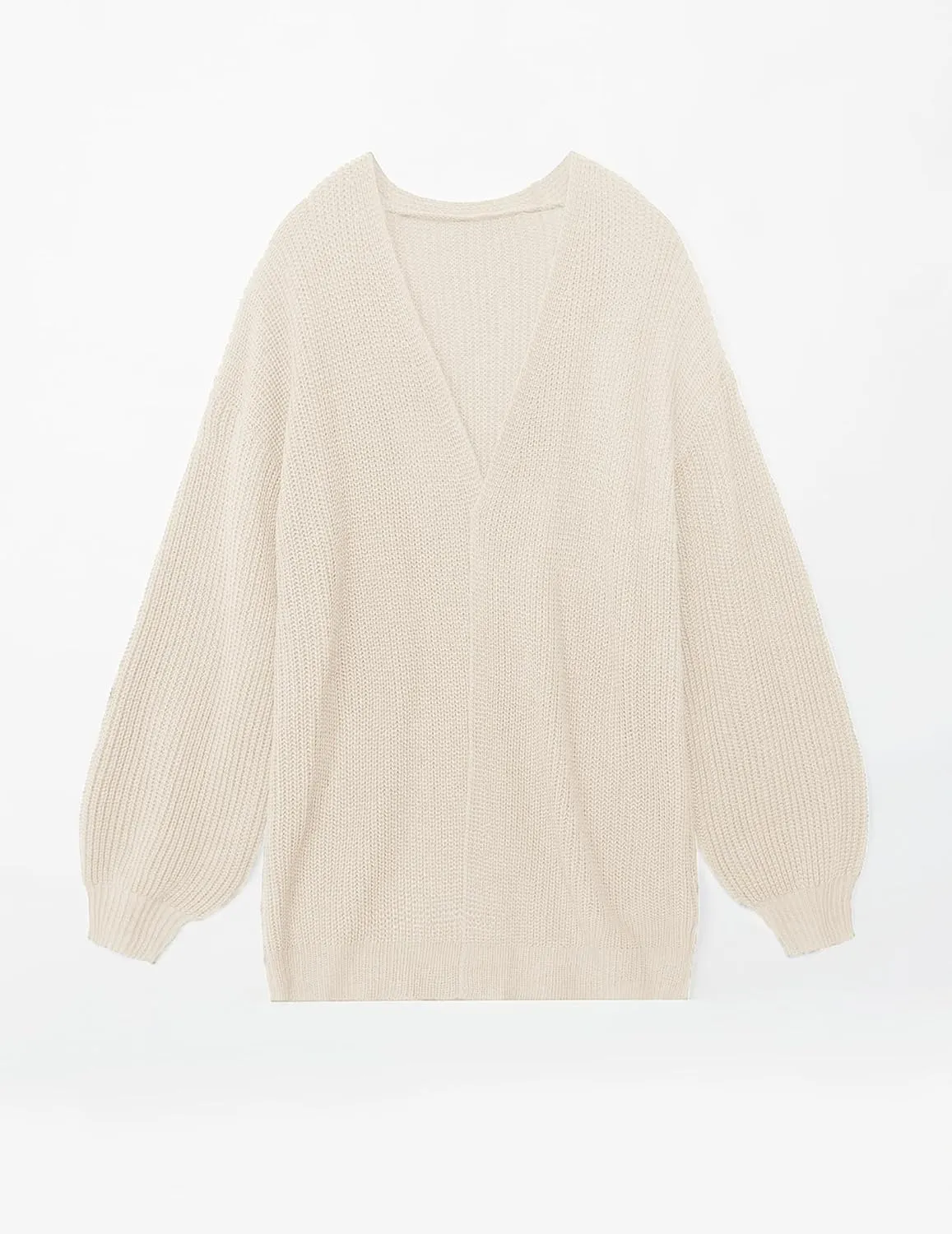 Women's Lightweight Oversized Long Cardigans Spring 2025 Cute Waffle Knit V Neck Open Front Thin Sweater Cardigan