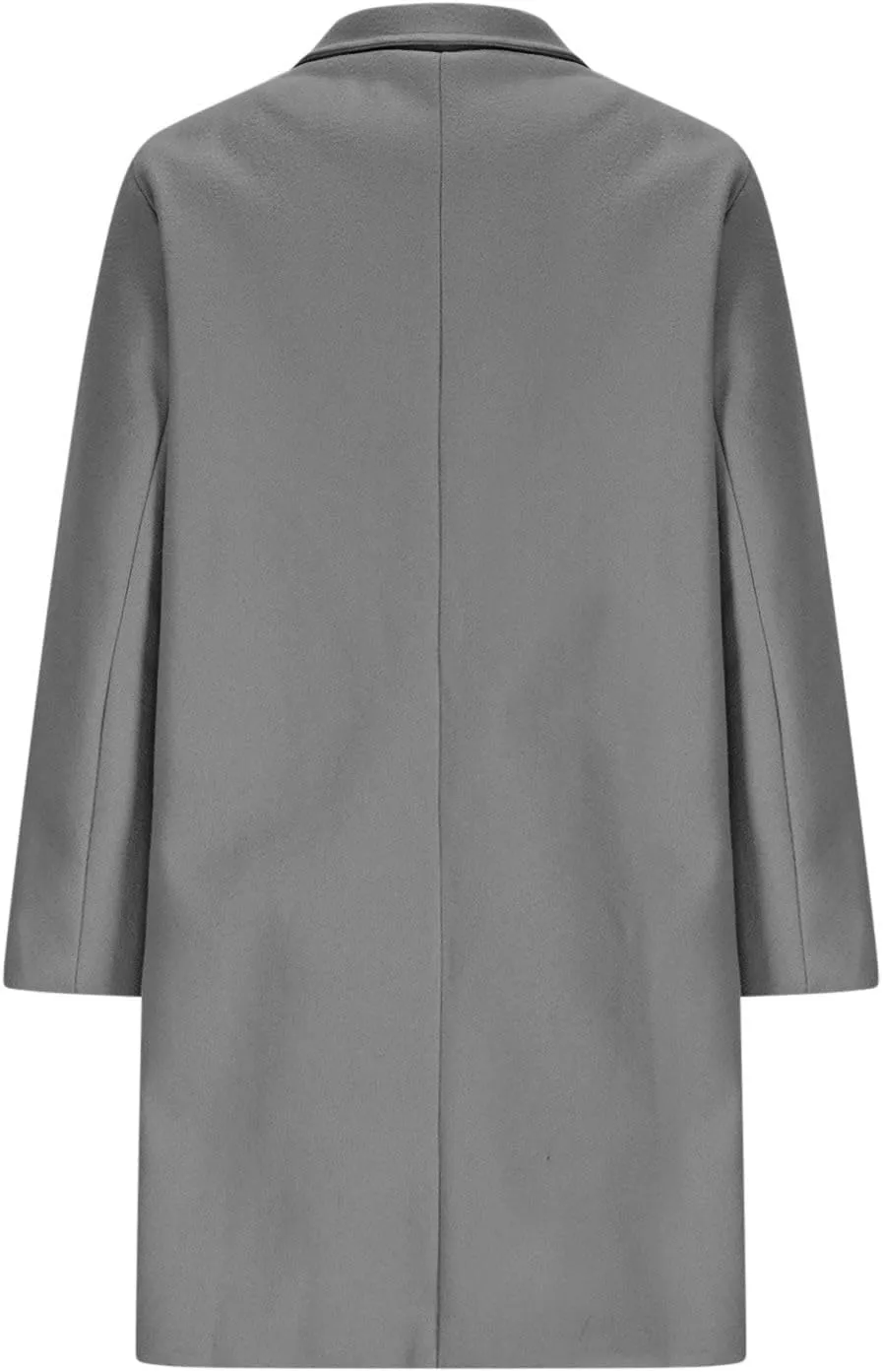 Womens Long Coat Classic Open Front Zip Up Casual Winter Wool Blend Over Pea Coats Long Jackets Fashion Trench Coats