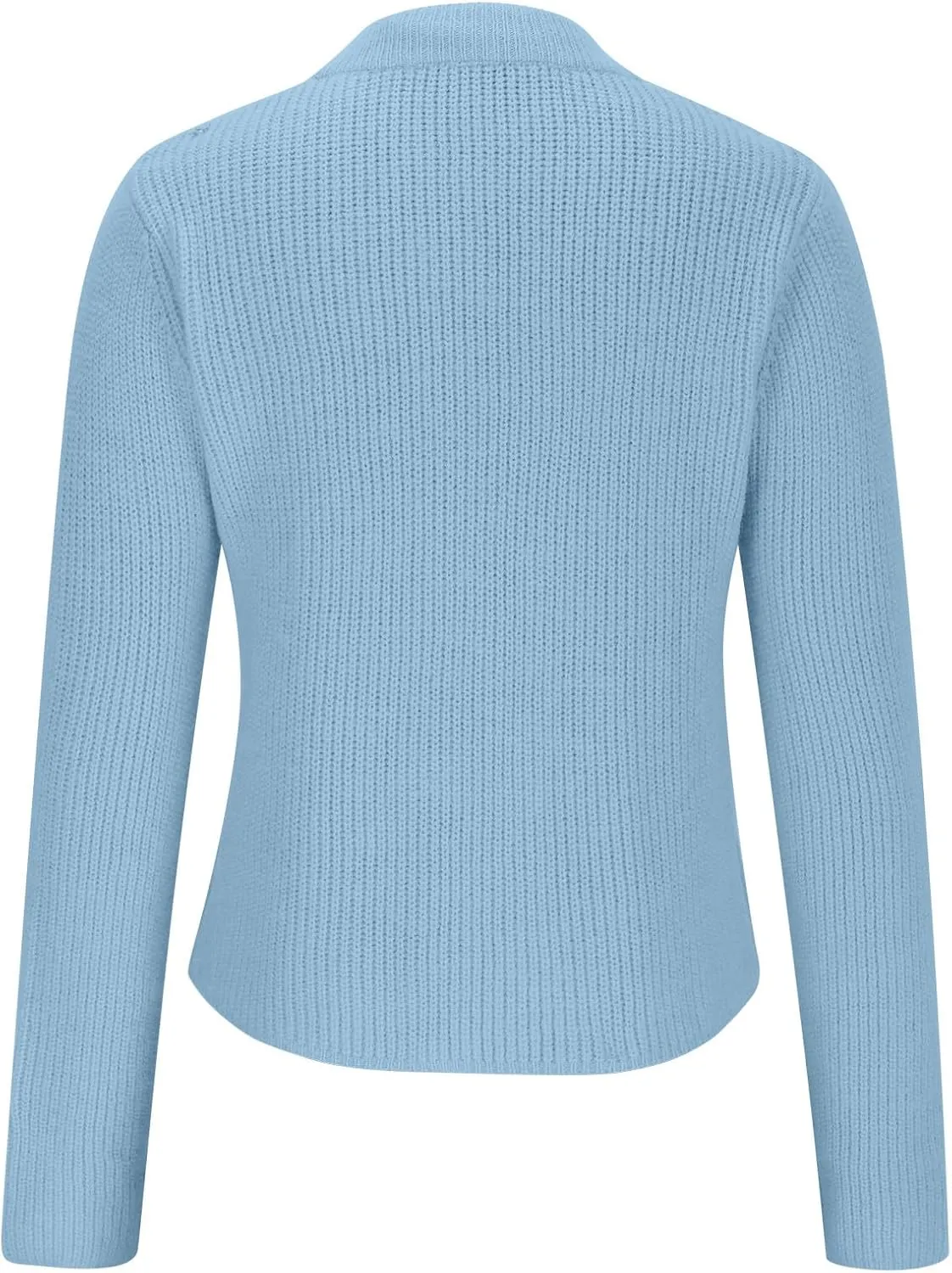 Womens Long Sleeve Cropped Cardigan Sweaters Lightweight Tie Front Chunky Knit Outwear Coat Fall Winter Outfits
