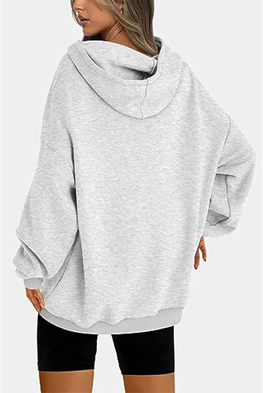 Womens Oversized Hoodies Fleece Sweatshirts 2024 Long Sleeve Pullover Sweaters Clothes with Pockets