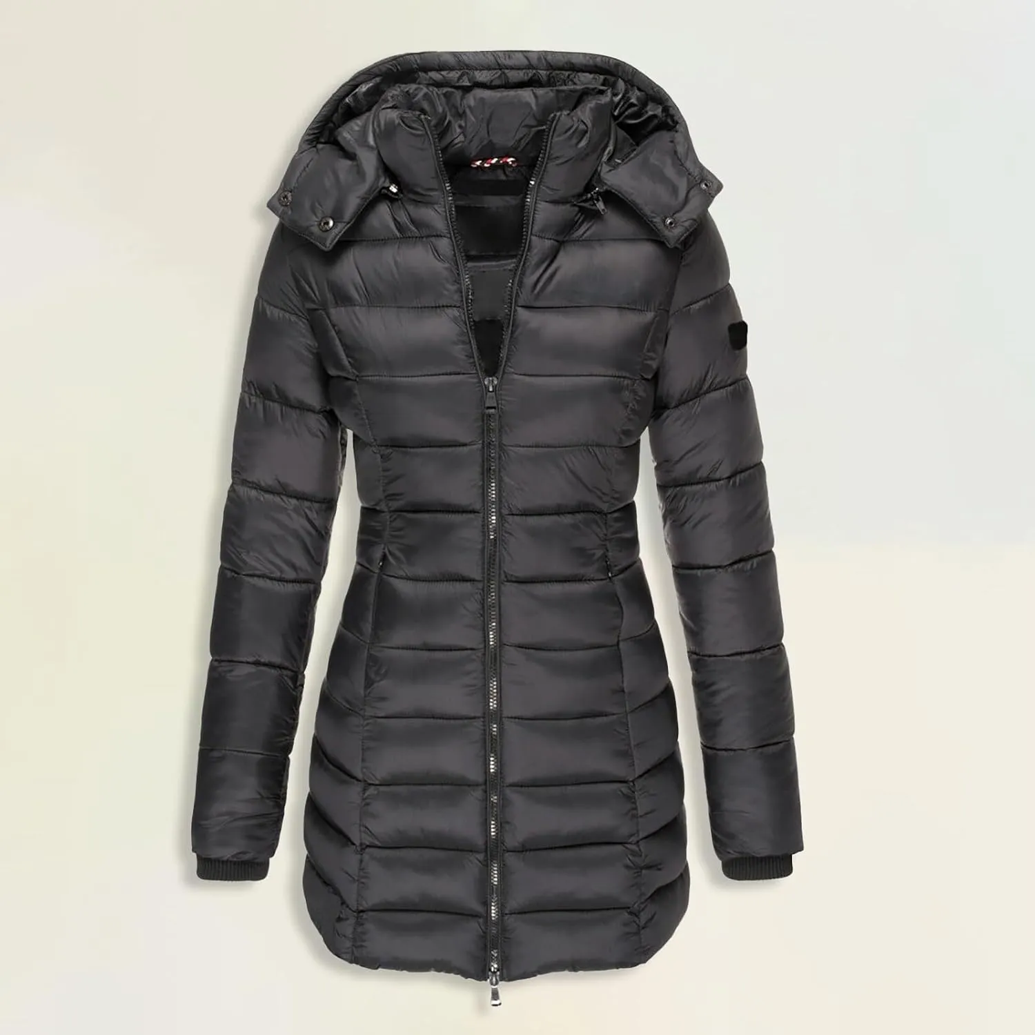 Women's Puffer Jacket 2025 Ultra Light Packable Down Coat Water-Resistant Hooded Winter Long Coat Zip Up Outerwear