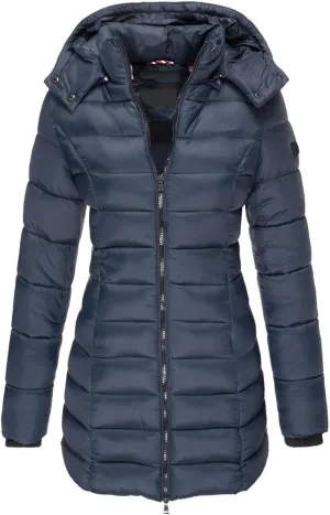 Women's Puffer Jacket 2025 Ultra Light Packable Down Coat Water-Resistant Hooded Winter Long Coat Zip Up Outerwear