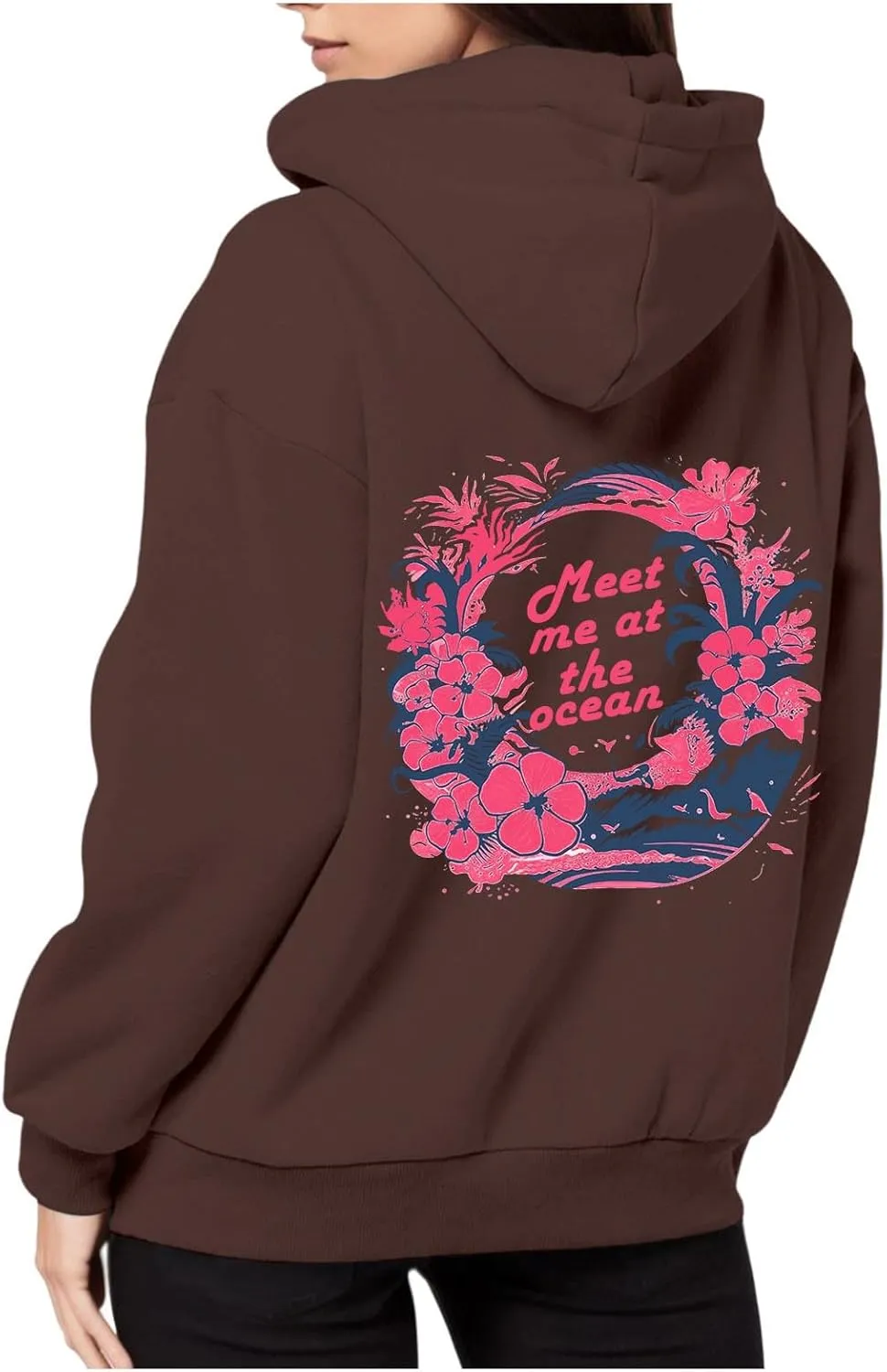 Womens Pullover Sweaters Womens Sweatshirt Oversized Sweatshirts Crewneck Long Sleeve Pullover Hoodies Size