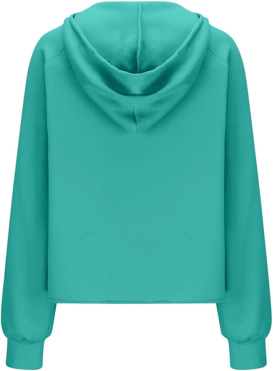Womens Sweatshirts Half Zip Cropped Pullover Fleece Quarter Zipper Hoodies Thumb Hole Solid Sweatshirt with Pocket