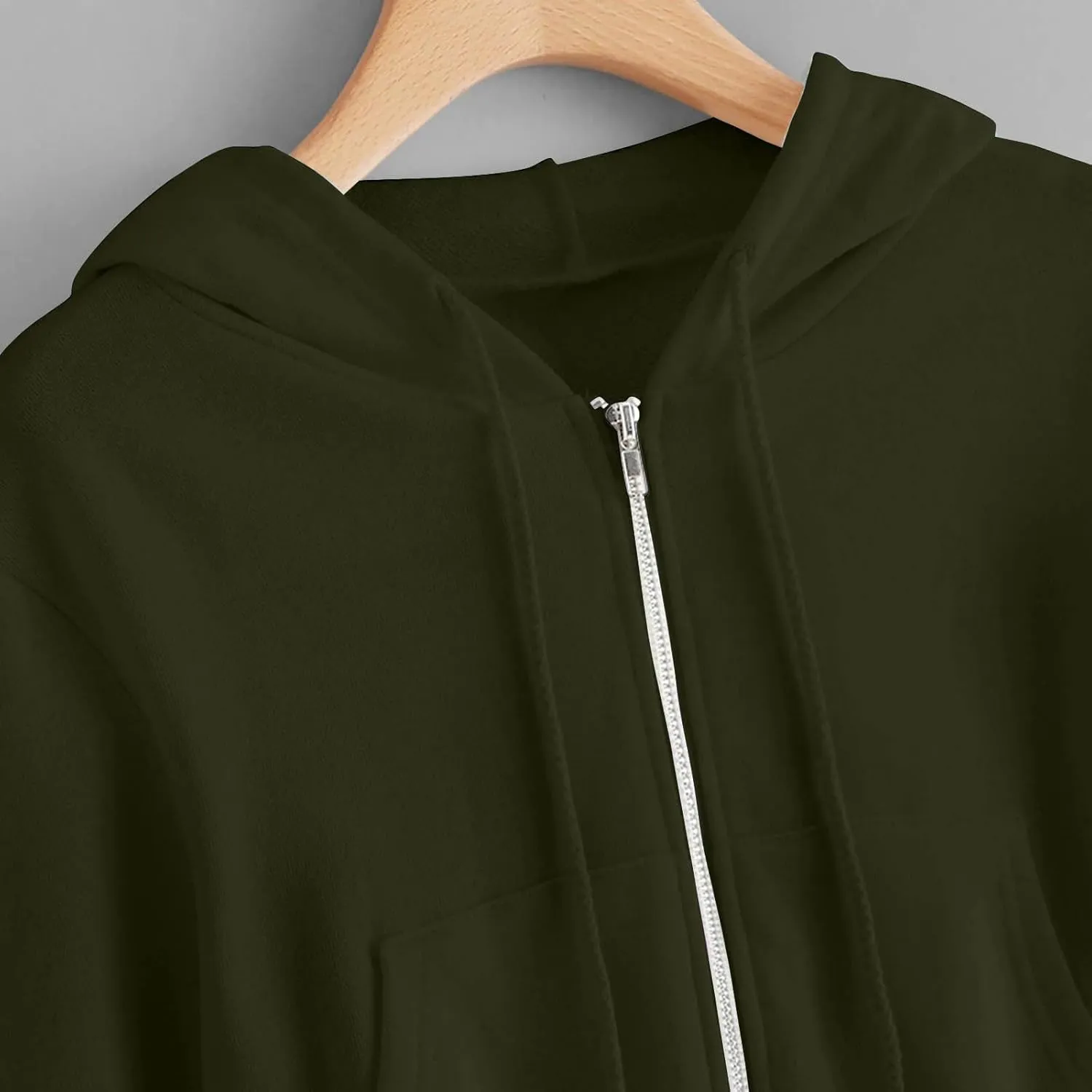 Womens Y2K Cropped Zip Up Hoodies Long Sleeve Lightweight Sweatshirts Jackets Trendy Tees Girl Clothes 2024