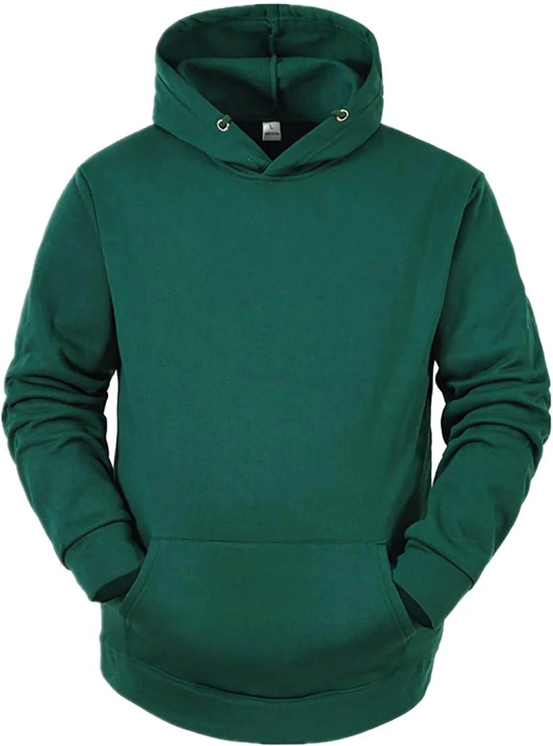 Ymosrh Men's Graphic Hoodies Pullover Long Sleeve Cozy Sport Outwear Solid Color Hoodie With Pockets Men's, L-3XL