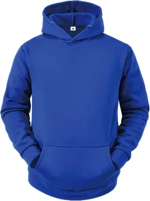 Ymosrh Men's Graphic Hoodies Pullover Long Sleeve Cozy Sport Outwear Solid Color Hoodie With Pockets Men's, L-3XL