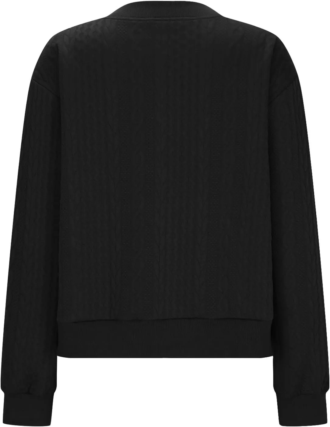 Zip Up Cardigan Sweaters for Women Dressy Casual Cable Knit Sweater Warm Cardigan with Pockets Winter Clothes